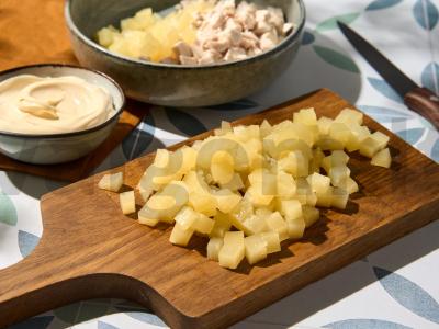 Užkandžių ritinėliai šventiniam stalui Žingsnis 2