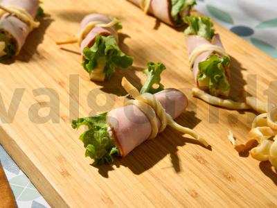 Užkandžių ritinėliai šventiniam stalui Žingsnis 5