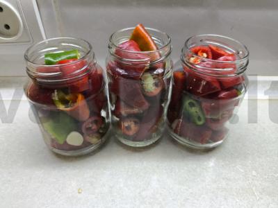 Marinuoti aštrūs pipirai Žingsnis 4