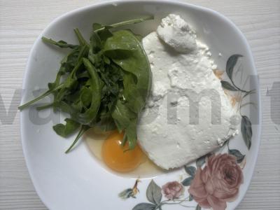 Žalios varškės bandelės su rukola Žingsnis 2