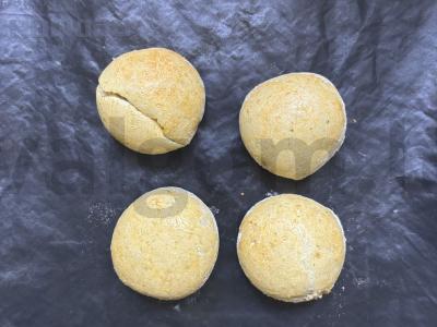 Žalios varškės bandelės su rukola Žingsnis 11