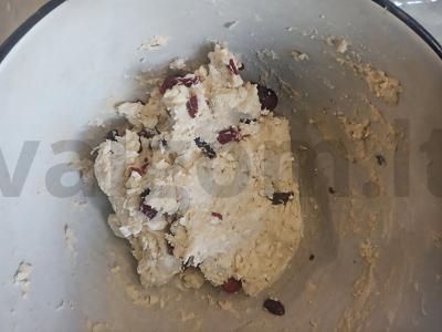 Varškėčiai su spanguolėmis oro grilyje Žingsnis 2