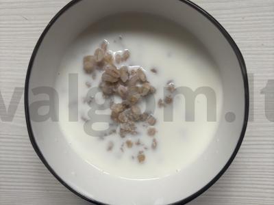 Perlų košė su pienu ir medumi Žingsnis 3