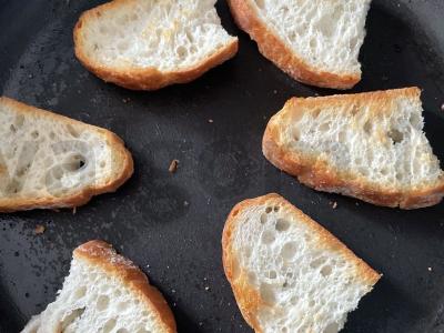 Brusketa su virtine dešra Žingsnis 2