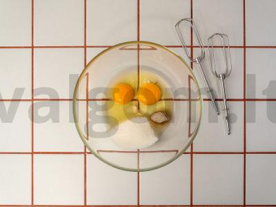 „Nematomas“ obuolių pyragas Žingsnis 2