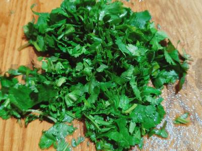 Tom Yum su jūros dumbliais ir grybais Žingsnis 7