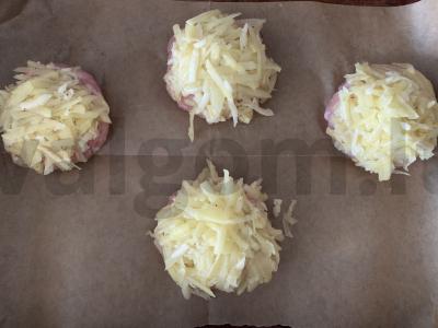 Kalakutienos kotletai po bulvių-sūrio apklotu Žingsnis 5