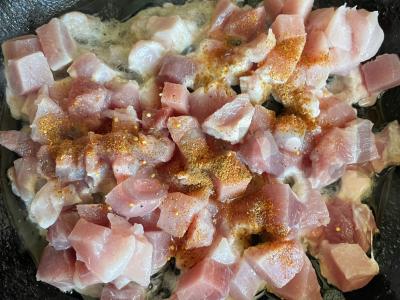 Pomidorų troškinys iš kiaulienos Žingsnis 1