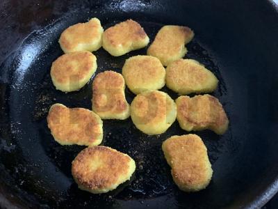 Šašlykas su vištienos nuggetais ir daržovėmis Žingsnis 2