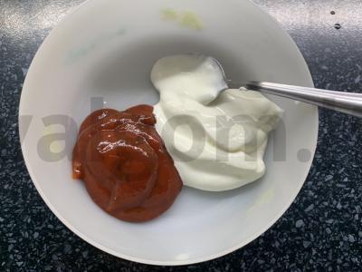 Šašlykas su vištienos nuggetais ir daržovėmis Žingsnis 3