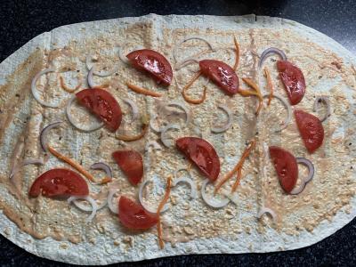 Šašlykas su vištienos nuggetais ir daržovėmis Žingsnis 7