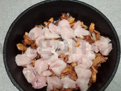 Voveraitės su vištienos krūtinėle, keptos po mocarela Žingsnis 5