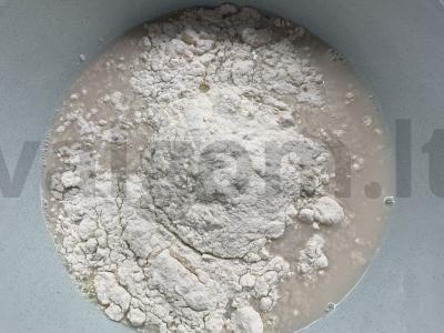 Blynai su migdolų pienu per 30 minučių Žingsnis 3