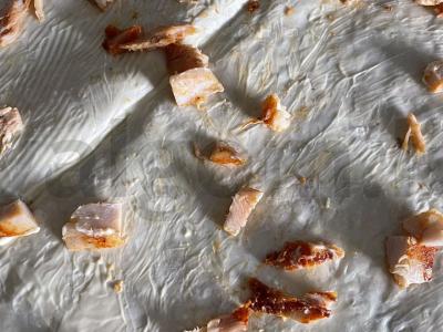 Namų ritinėliai su pomidoru ir vištienos šlaunelėmis Žingsnis 5