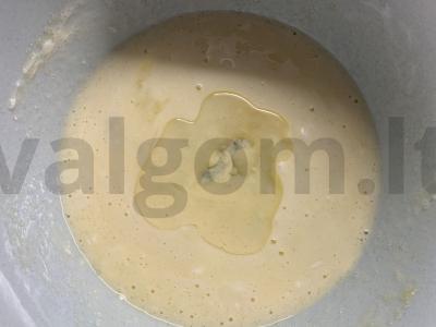 Vafliai su varškės sūriu ir braškėmis Žingsnis 2