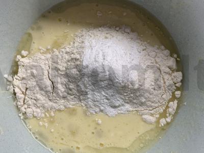 Vafliai su varškės sūriu ir braškėmis Žingsnis 3