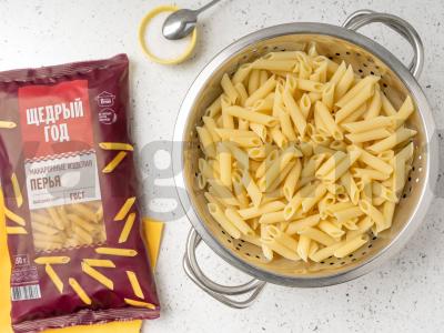 Makaronų ir daržovių apkepas Žingsnis 1