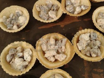 Karštos tartaletės su grybais ir vištiena Žingsnis 5