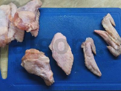 Vištienos sparneliai su barbekiu Žingsnis 1