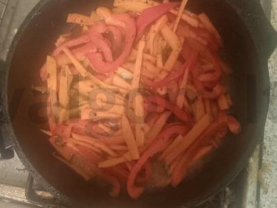 Lašišos steikas su daržovėmis Žingsnis 8