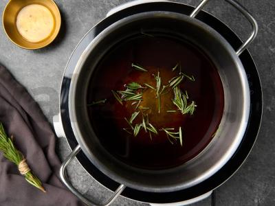 Keptas brie su vynuogėmis Žingsnis 1