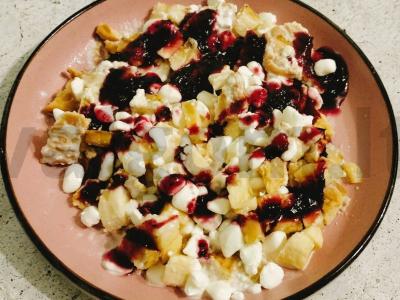 Švelnus varškės-bananų desertas per 5 minutes pagrindine nuotrauka