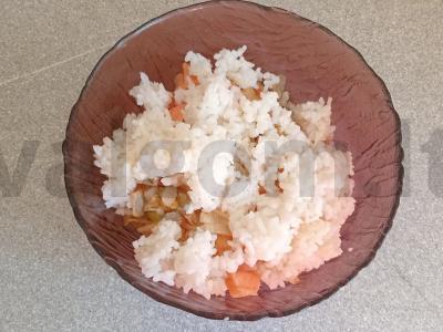 Pyragėliai su upėtakiu ir ryžiais Žingsnis 5