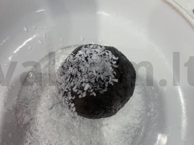 Kokosiniu drožlių biskvitiniai saldainiai Žingsnis 6