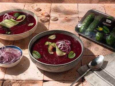 Burokėlių gazpacho pagrindine nuotrauka