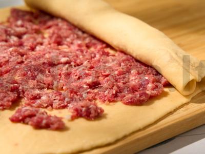 Mėsos štrumpai su apkepu Žingsnis 6