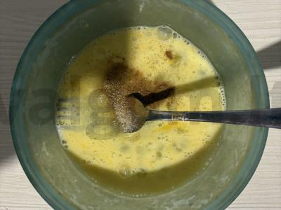 Saldžios skrudintos duonos riekelės su vaisių piurė Žingsnis 4