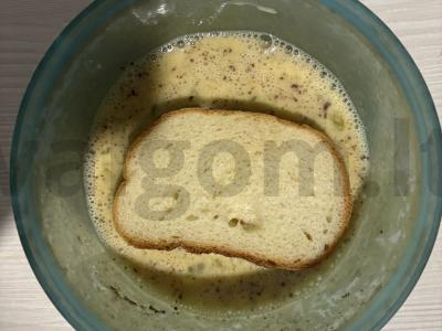 Saldžios skrudintos duonos riekelės su vaisių piurė Žingsnis 6