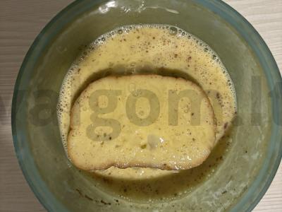 Saldžios skrudintos duonos riekelės su vaisių piurė Žingsnis 7