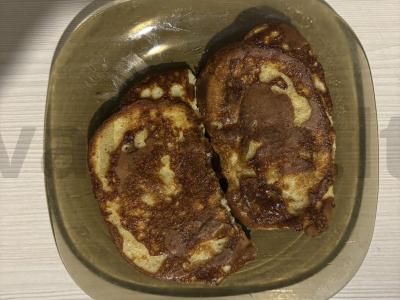 Saldžios skrudintos duonos riekelės su vaisių piurė Žingsnis 10