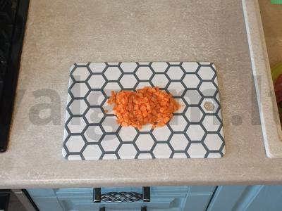 Grybų sriuba su daržovėmis ir sūriu Žingsnis 2