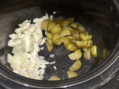 Sultinys multivarke Žingsnis 1