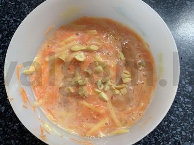 Omletas su morkomis lavašo krepšelyje Žingsnis 5