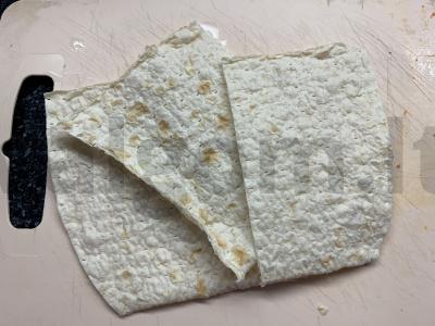 Omletas su morkomis lavašo krepšelyje Žingsnis 6