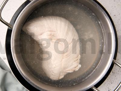 Moliūgų kreminė sriuba su kalakutiena Žingsnis 1