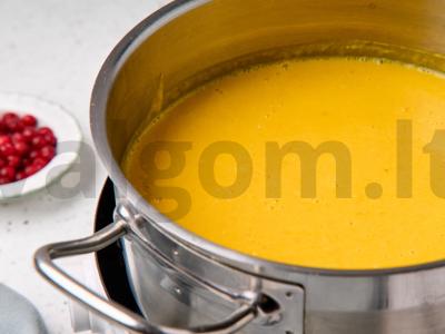 Moliūgų kreminė sriuba su kalakutiena Žingsnis 8