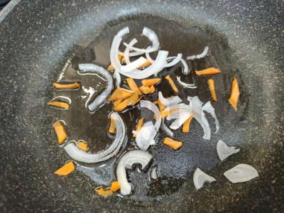 Daržovių kreminė sriuba pietums Žingsnis 1