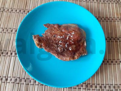 Kiaulienos kaklas su terijaki padažu keptuvėje Žingsnis 4