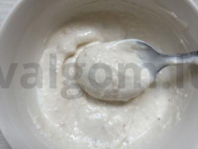 Šaldytas minkšto varškės desertas Žingsnis 3