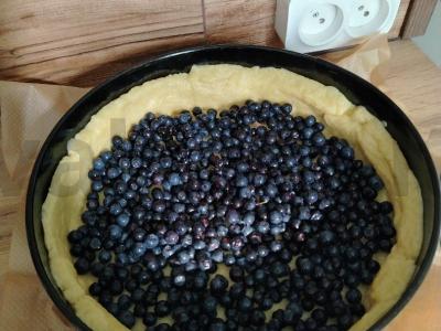 Mėlynių pyragas su grietine Žingsnis 5