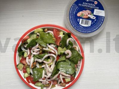 Jūros gėrybių kokteilių salotos Žingsnis 9