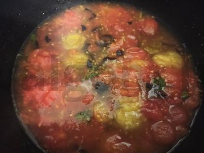 Perloja su pomidorais ir baziliku Žingsnis 4