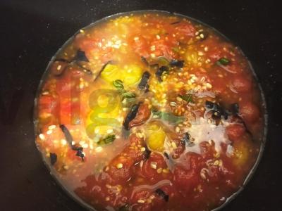 Perloja su pomidorais ir baziliku Žingsnis 6