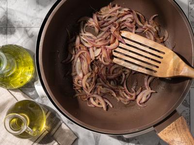 Pica su lašiša ir vyšniniais pomidorais Žingsnis 5