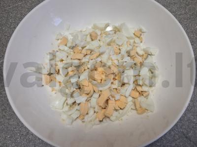 Salotas „Stolichny“ per 35 minučių Žingsnis 1