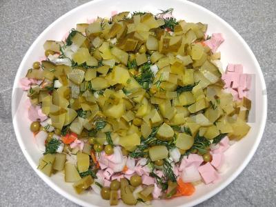 Salotas „Stolichny“ per 35 minučių Žingsnis 7